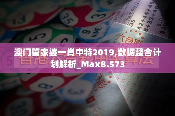 澳门管家婆一肖中特2019,数据整合计划解析_Max8.573