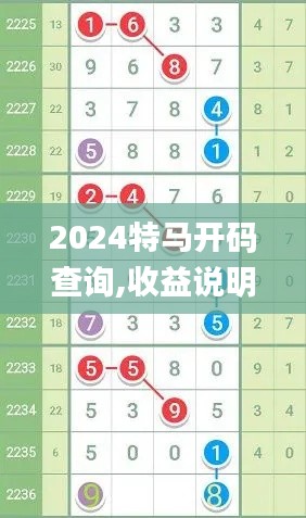 2024特马开码查询,收益说明解析_战略版2.931