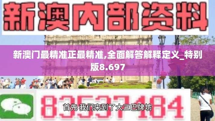 新澳门最精准正最精准,全面解答解释定义_特别版8.697