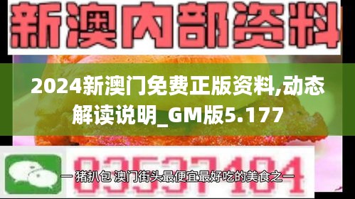 2024新澳门免费正版资料,动态解读说明_GM版5.177